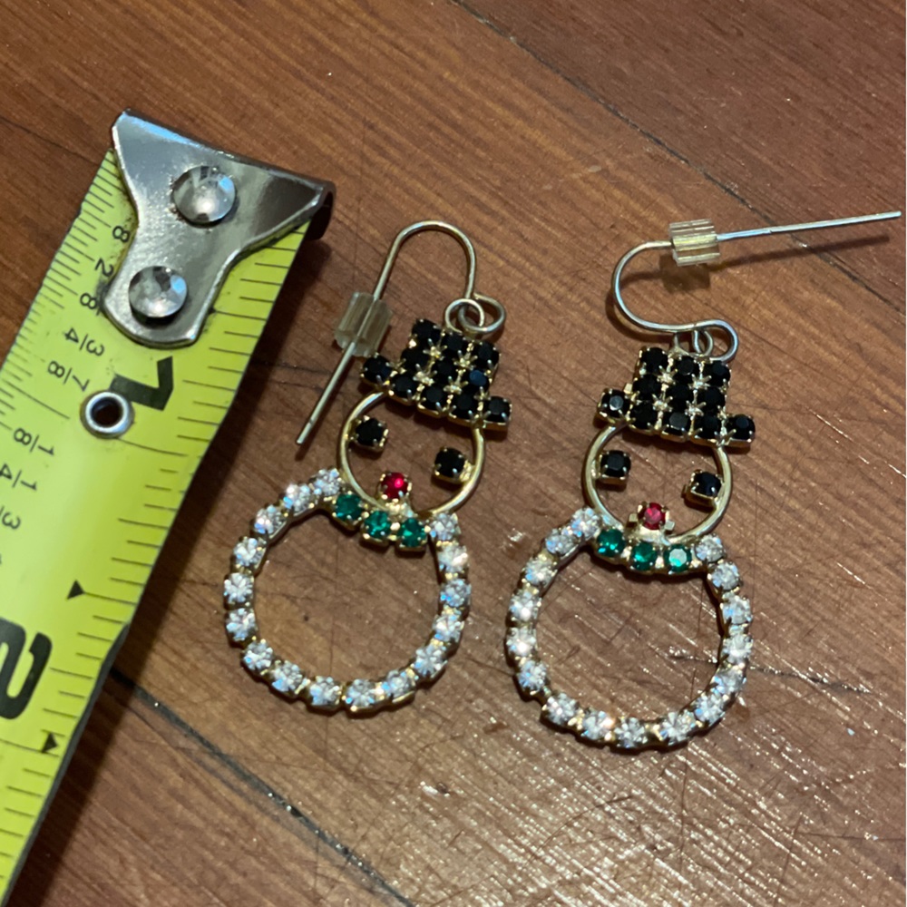 Santa Claus Christmas Earrings